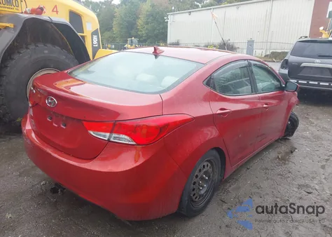 2012 Hyundai Elantra Gls (Ulsan Plant) из США, поврежденный, VIN KMHDH4AE6CU431883